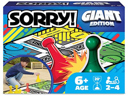 Spin Master Giant Sorry! Classic Family Board Game - Kidsy