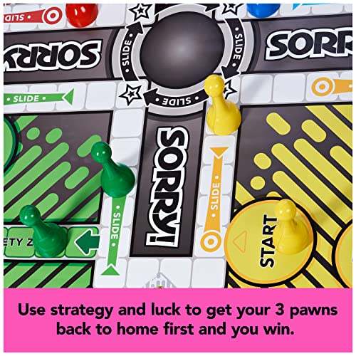 Spin Master Giant Sorry! Classic Family Board Game - Kidsy