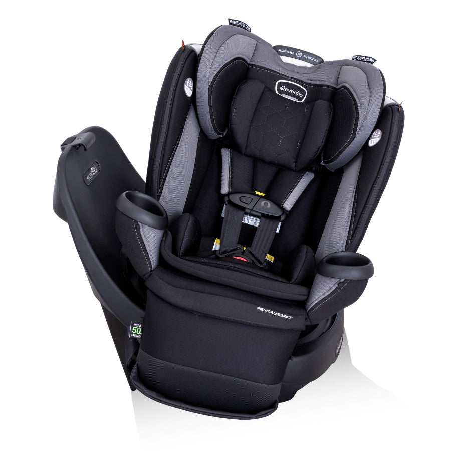 New Revolve360 Extend Rotational All-in-One Convertible Car Seat with Quick Clean Cover