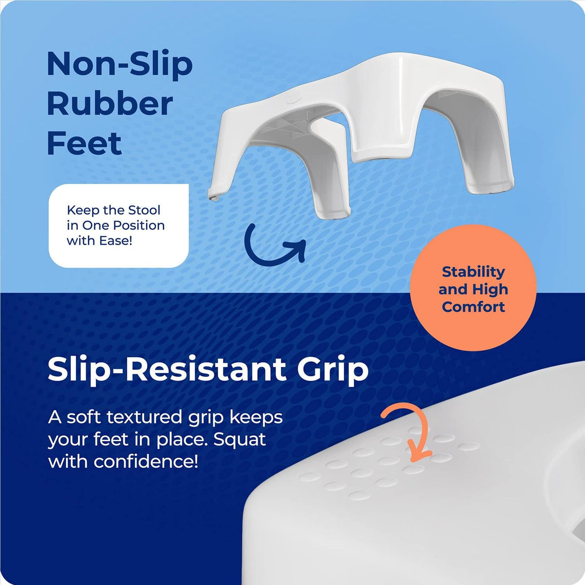 Squatty Potty Standard 7-Inch Bathroom Toilet Stool (White) - Kidsy