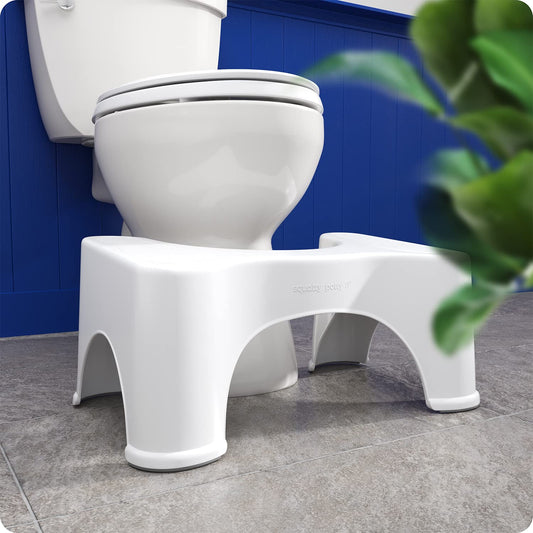 Squatty Potty The Original Bathroom Toilet Stool Height 9" (White) - Kidsy