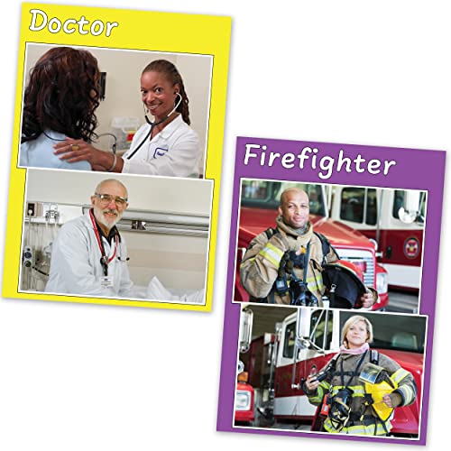 Stages Learning Toddler Education Community Helper Posters - Kidsy