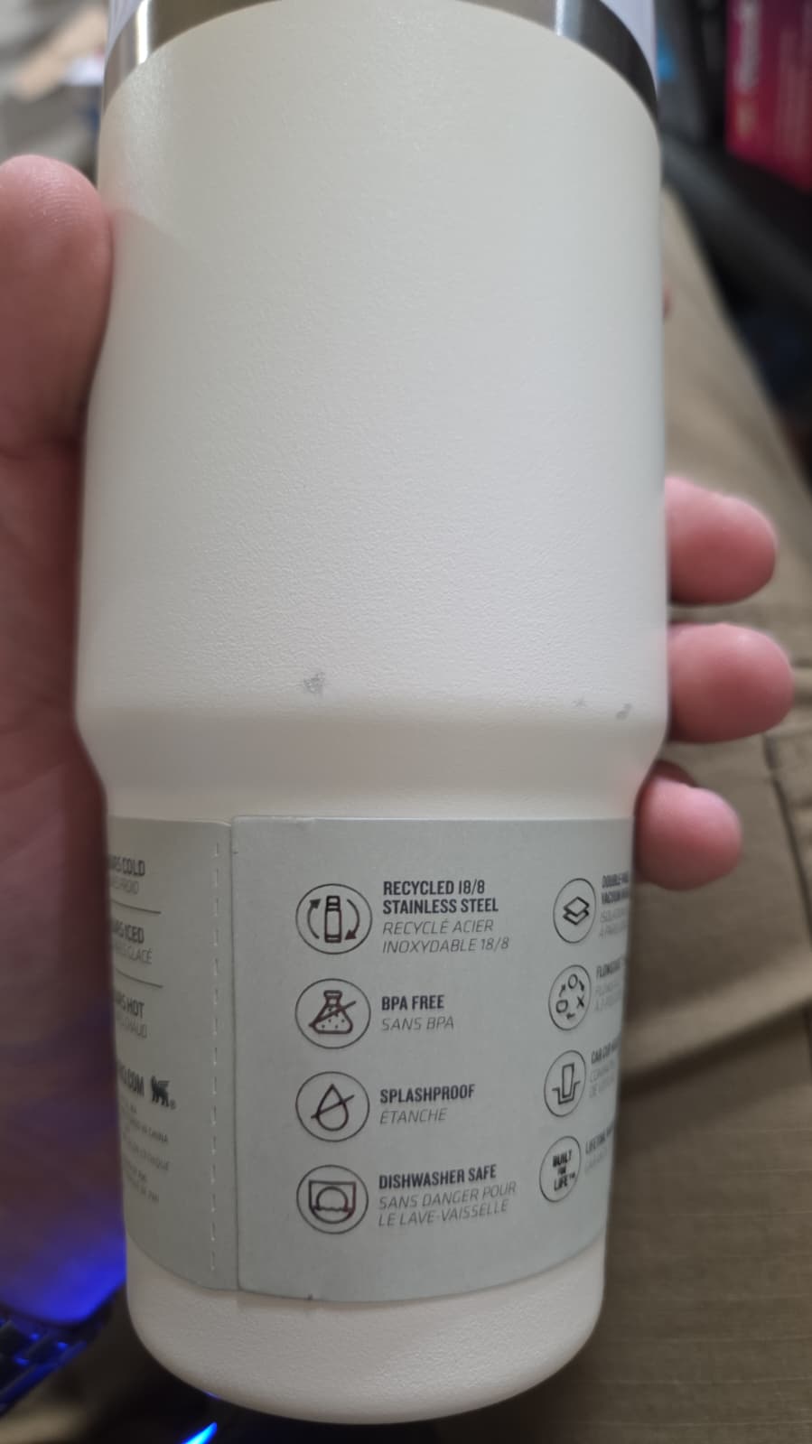 Stanley Quencher H2.0 Tumbler 14oz (Cream 2.0) - Kidsy