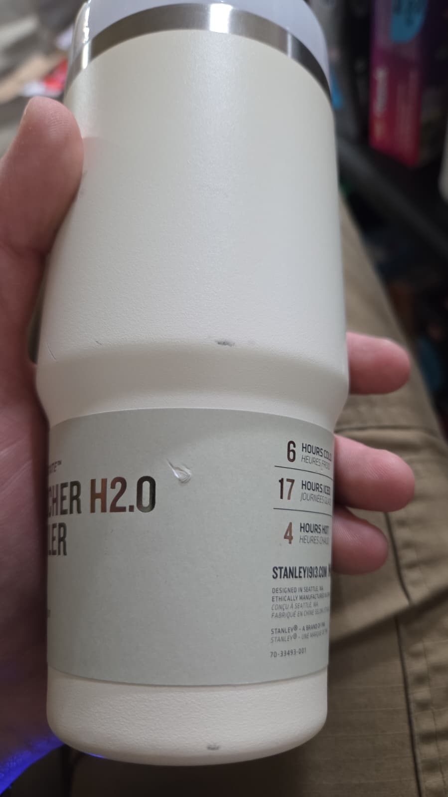 Stanley Quencher H2.0 Tumbler 14oz (Cream 2.0) - Kidsy