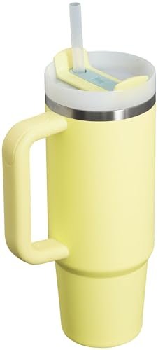 STANLEY Quencher H2.0 Tumbler with Handle and Straw 30 oz (Pomelo) - Kidsy