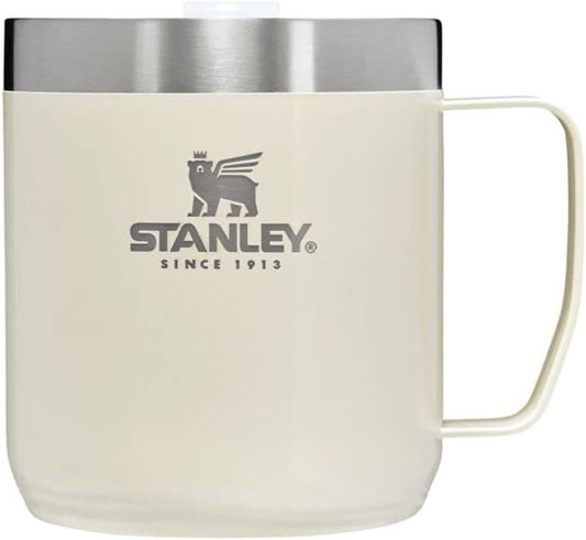 STANLEY Stay - Hot Camp Mug (Cream Gloss, 12 oz) - Kidsy