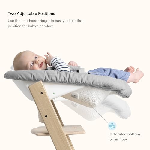 Stokke Tripp Trapp Newborn Set + Cushion 2 (Nordic Grey) + Stokke Tray (White) - Kidsy