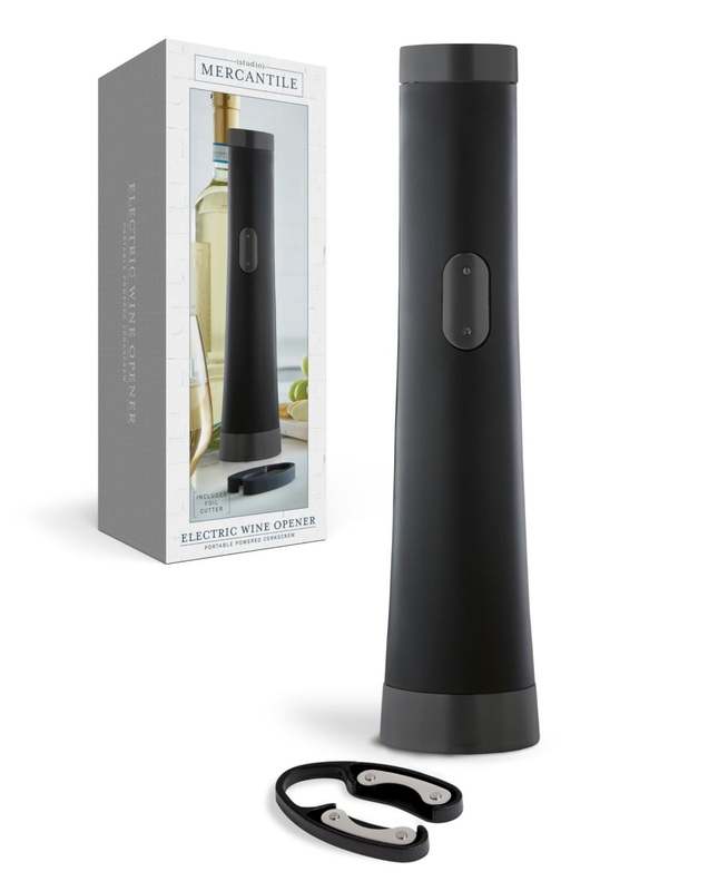 Studio Mercantile Automatic Wine Bottle Opener - Black - Kidsy