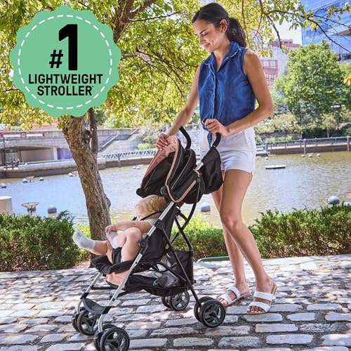 Summer by Ingenuity 3D Mini Stroller (Dusty Rose Pink) - Kidsy