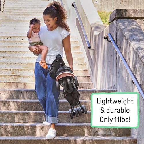 Summer by Ingenuity 3D Mini Stroller (Dusty Rose Pink) - Kidsy