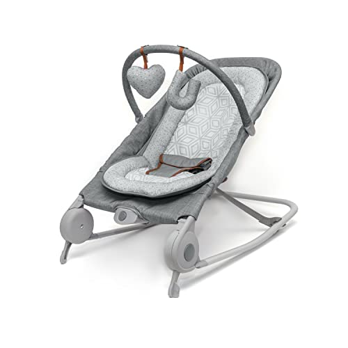 Summer Infant 2 - in - 1 Bouncer & Rocker Duo (Heather Gray) - Kidsy
