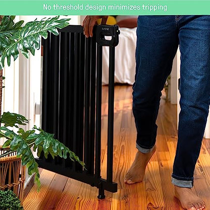 Summer Infant 30–48" Stairway Safety Gate (Black Wood) - Kidsy