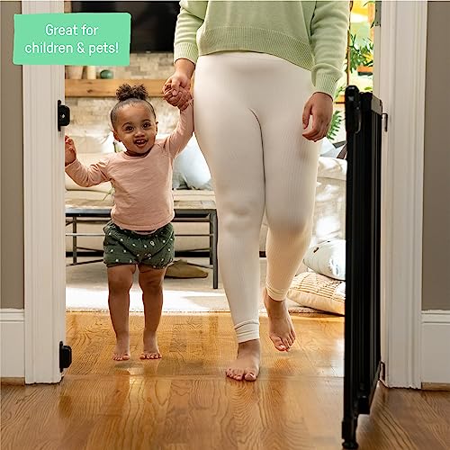 Summer Infant 30–48" Stairway Safety Gate (Black Wood) - Kidsy