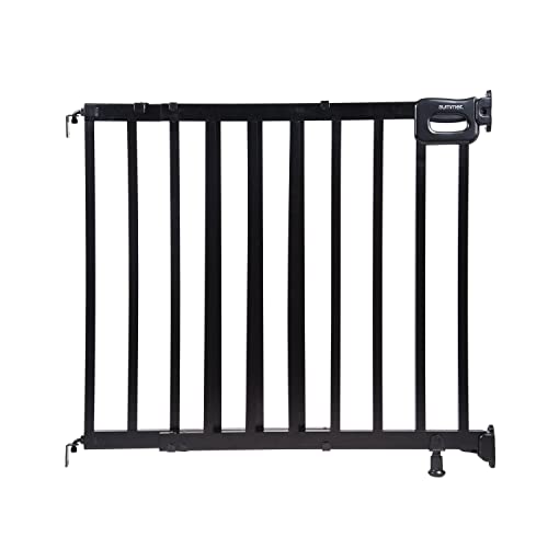 Summer Infant 30–48" Stairway Safety Gate (Black Wood) - Kidsy