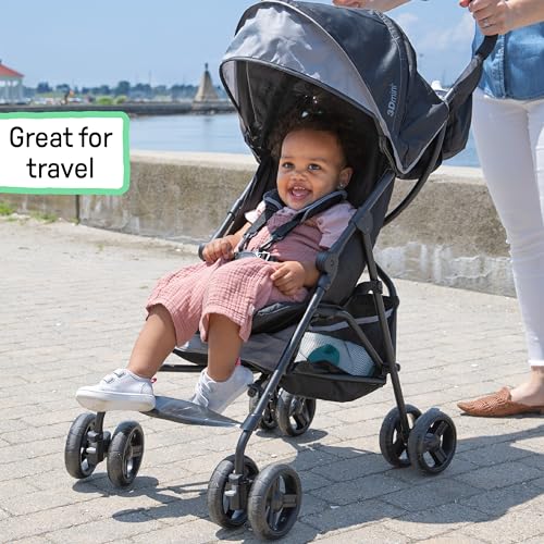 Summer Infant 3D Mini Convenience Lightweight Stroller (Gray) - Kidsy