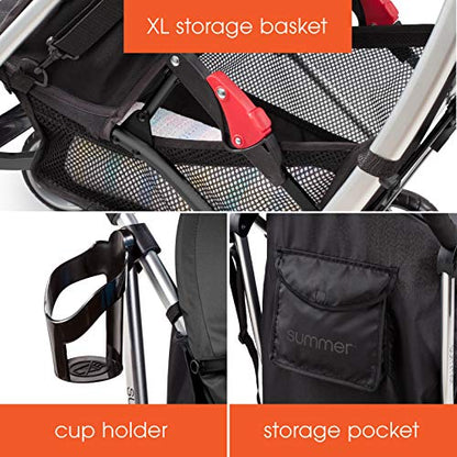 Summer Infant 3Dlite Convenience Stroller (Black) - Kidsy