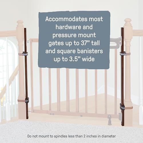 Summer Infant Banister to Banister Gate Mounting Kit (Brown) - Kidsy