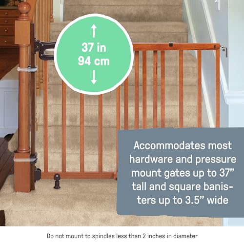 Summer Infant Banister to Banister Gate Mounting Kit (Brown) - Kidsy