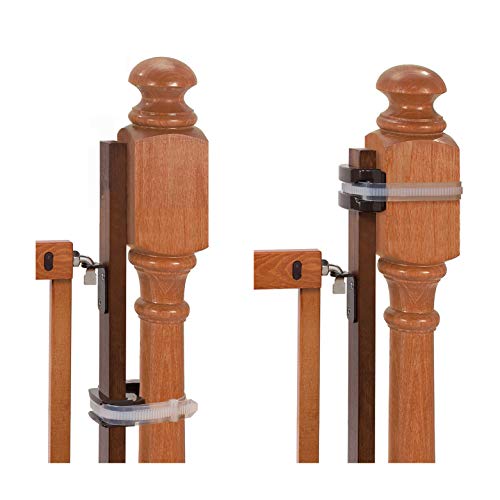 New Summer Infant Banister to Banister Gate Mounting Kit, 37” Tall, 3.5" Wide (Brown)