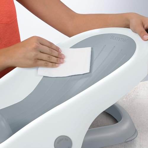 Summer Infant Clean Rinse Baby Bath Seat (Gray) - Kidsy