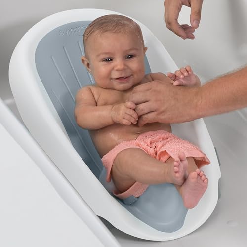 Summer Infant Clean Rinse Baby Bath Seat (Gray) - Kidsy