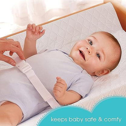 Summer Infant Contoured Changing Pad with Waterproof Liner & Safety Strap - Kidsy
