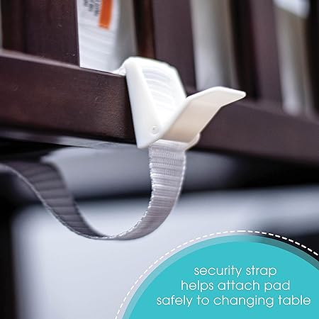 Summer Infant Contoured Changing Pad with Waterproof Liner & Safety Strap - Kidsy