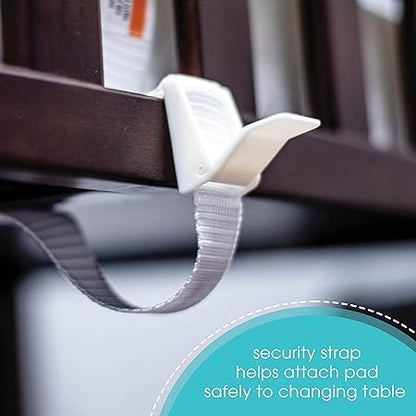 Summer Infant Contoured Changing Pad with Waterproof Liner & Safety Strap - Kidsy