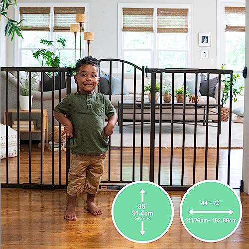 Summer Infant Extra Wide Metal Safety Gate 44–71" (Bronze) - Kidsy