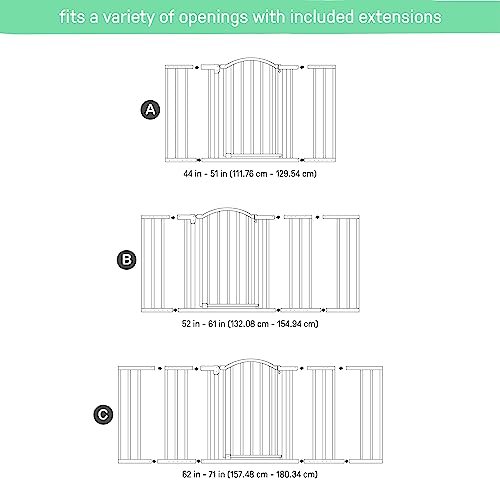 Summer Infant Extra Wide Metal Safety Gate 44–71" (Bronze) - Kidsy