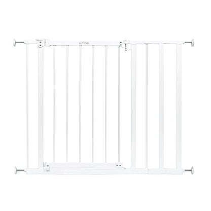 Summer Infant Extra Wide Walk - Thru Pressure/Hardware Mounted Safety Gate (White) - Kidsy