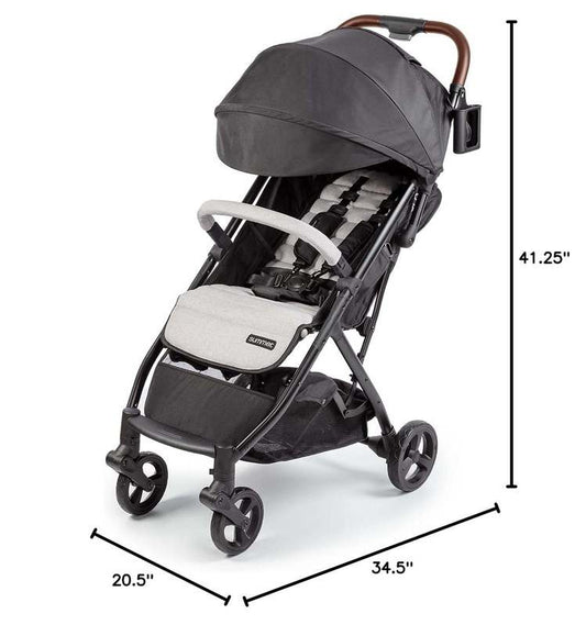 Summer Infant Ingenuity 3D Quick Close Stroller (Gray) - Kidsy