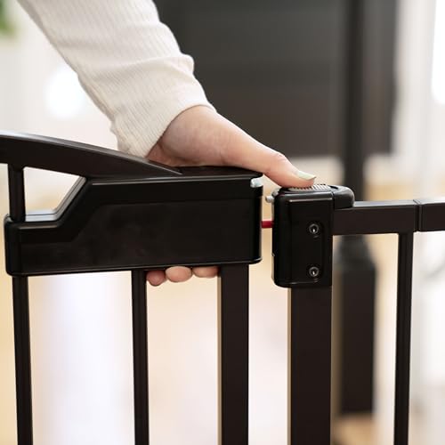 Summer Infant Ingenuity Thruway Pet & Baby Gate 29–52" (Espresso) - Kidsy