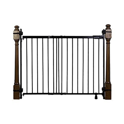 Summer Infant Metal Banister & Stair Baby Gate 31–46" (Black) - Kidsy