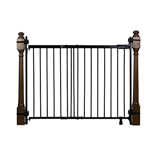 Summer Infant Metal Banister & Stair Baby Gate 31–46" (Black) - Kidsy