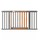 Summer Infant West End Baby & Pet Gate, 36–60"W × 30"H (Oak & Metal) - Kidsy