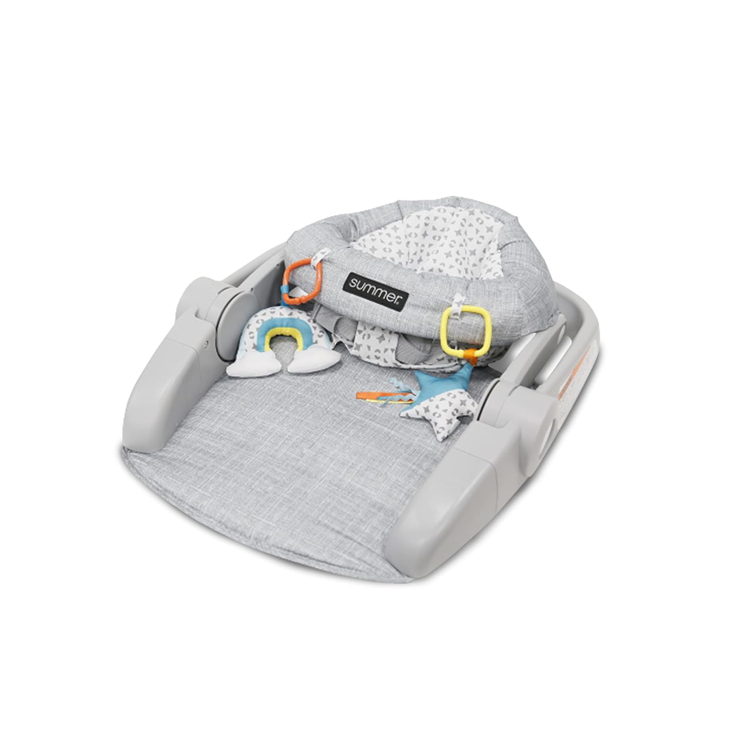 Summer Learn - to - Sit 2 - Position Baby Floor Seat (Heather Gray) - Kidsy