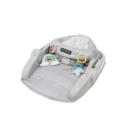 Summer Learn - to - Sit 2 - Position Baby Floor Seat (Heather Gray) - Kidsy