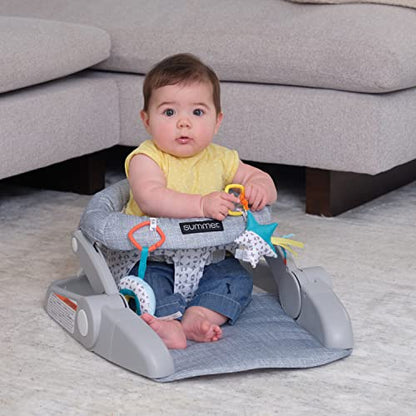 Summer Learn - to - Sit 2 - Position Baby Floor Seat (Heather Gray) - Kidsy