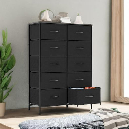 Sweetcrispy Tall Dresser for Bedroom, Drawer Dresser Organizer Storage Drawers with 10 Drawers - Kidsy