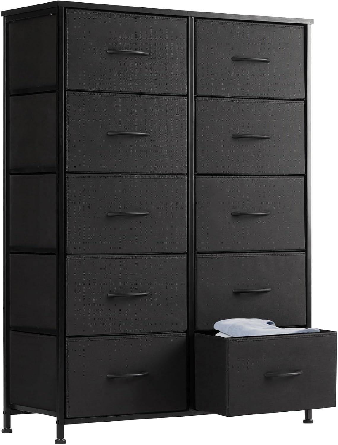 Sweetcrispy Tall Dresser for Bedroom, Drawer Dresser Organizer Storage Drawers with 10 Drawers - Kidsy
