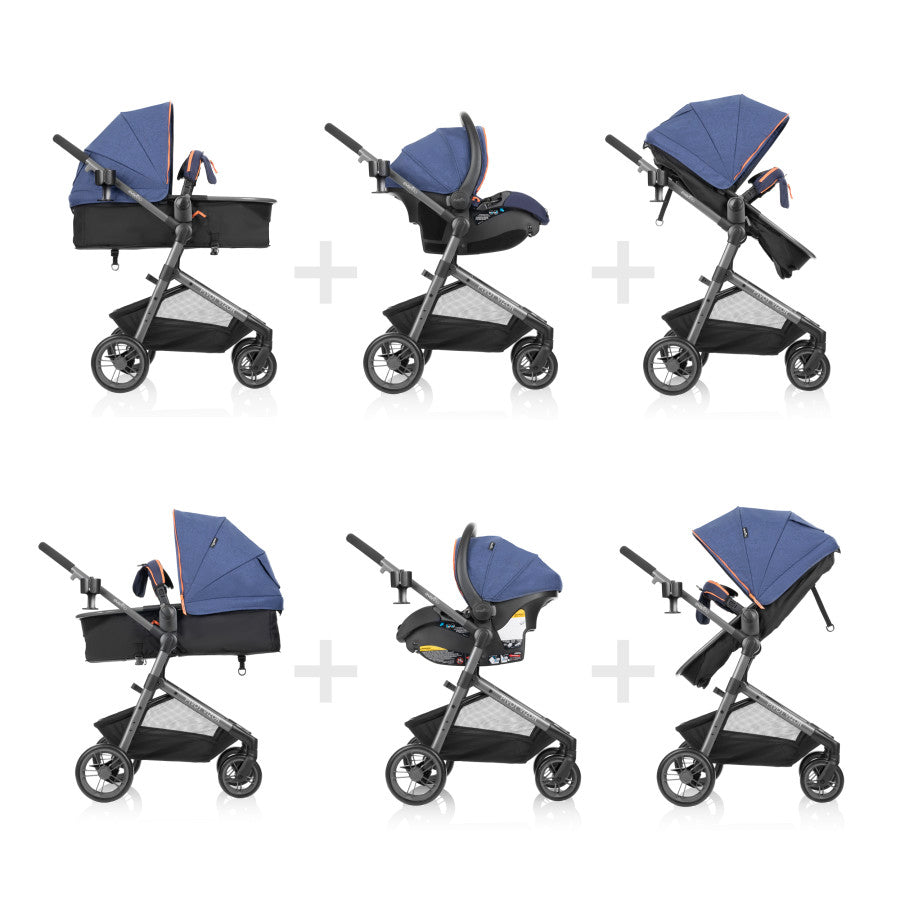 New Pivot Vizor Travel System with LiteMax Infant Car Seat