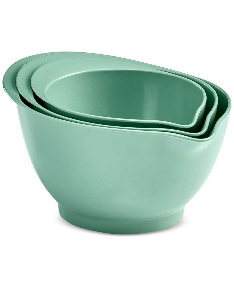 The Cellar Melamine Batter Bowls, Set of 3 (Green) - Kidsy