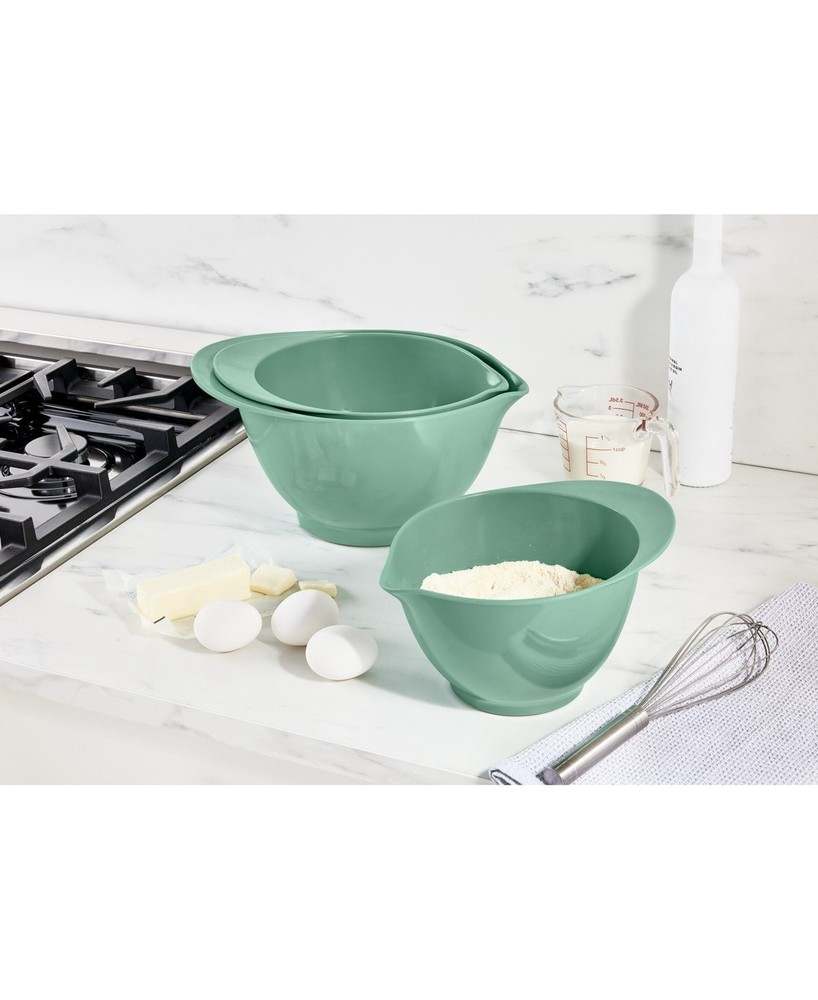 The Cellar Melamine Batter Bowls, Set of 3 (Green) - Kidsy