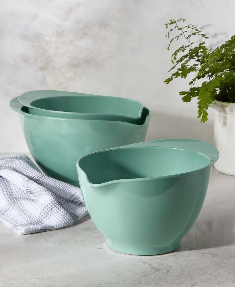 The Cellar Melamine Batter Bowls, Set of 3 (Green) - Kidsy