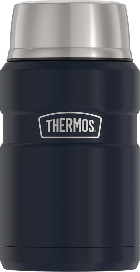 Thermos Stainless King Vacuum - Insulated Food Jar 24oz (Midnight Blue) - Kidsy
