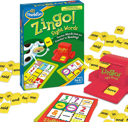 ThinkFun Zingo Sight Words Reading Game - Kidsy