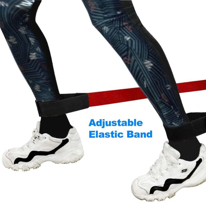 Three Legged Race Bands, 2 Sets, Team Building, 3 Legged Race Bands, Outdoor Party Group Game (Red Blue) - Kidsy