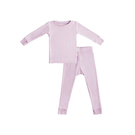 Toddler/Kids Bamboo Pajamas - Blush - Kidsy