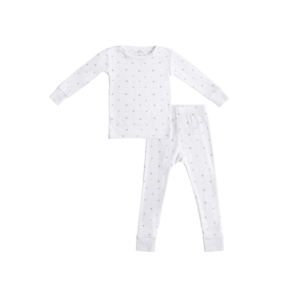 Toddler/Kids Bamboo Pajamas - Grey Star - Kidsy